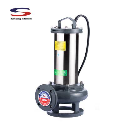 China Automotive Industry SWQ Stainless Steel Submersible Dirty Water Sludge Sewage Pump for sale