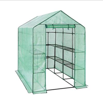 China Easily Assembled Hot Sale Household Walk In Tunnel Portable Mini Greenhouse Small Garden Green House for sale