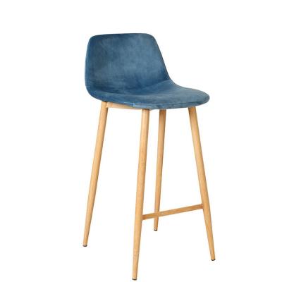 China Modern Chairs for Restaurants and Bars Bar Stool Counter Height Saving Chair Table Set Modern Iron Stools Nordic Minimalist Kitchen for sale