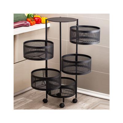 China Viable Heavy Duty Kitchen Storage Rack 6 Punch Tier Does Not Stretch 4 Tier Black Metallic Multi Functional For Tiny Stainless Steel for sale