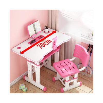 China Modern Children Study Table And Chair Pink Children'S Supplier Wooden Child Creative With Book Individual For Two Seater Free Shipping for sale