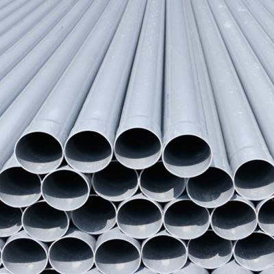 China Lightweight PVC Casing Pipes Thin Wall PVC Pipe PVC-u Pipe For Use For Protecting Cables for sale