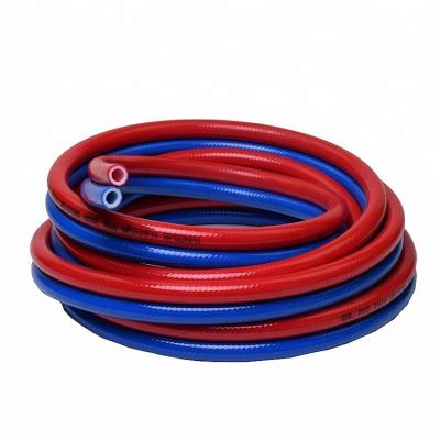 China PVC helium etc. OxygenAcetyleneArgon Welding Twin Hose Used For Oxygen Hose And Acetylene PVC Air Hose Reinforced for sale