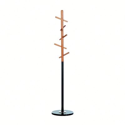 China (Others) China Living Room Furniture Adjustable Oak Coat Hanger Coat Hanger Solid Wood Shaft Furniture for sale