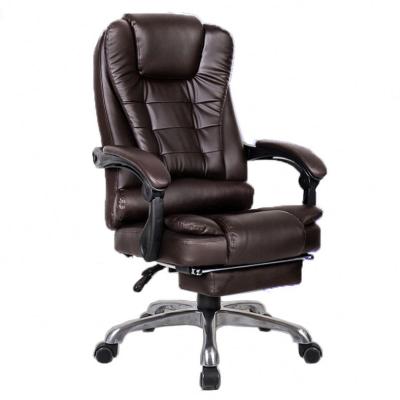 China Modern Leather Executive Commercial Chair Office Furniture Executive Recliner Revolving Chair for sale