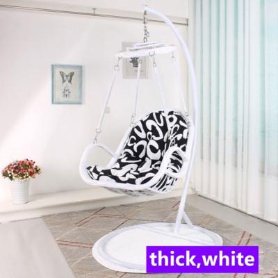 China Modern High Quality Customized Color Swing Indoor Hanging Chair With Straw Hat for sale