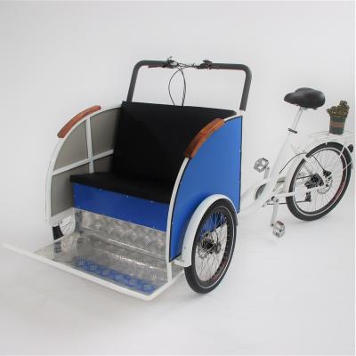 China steel bicycle reverse rickshaw bicycle rearward in factory sale directly for sale