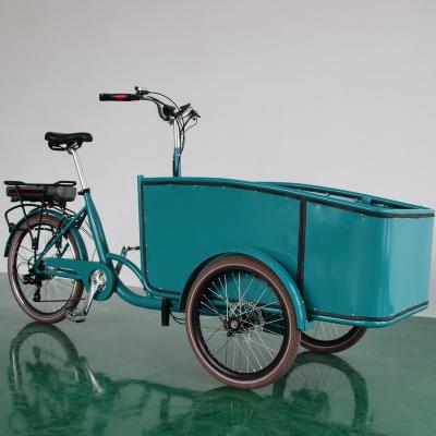 China Hot sale steel three wheels cargo tricycle for taking kids electric tricycle with seats for sale