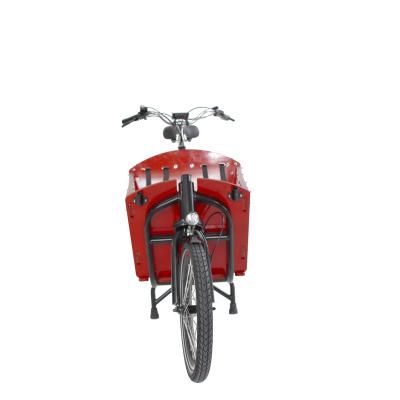 China China factory supply 2 steel wheels electric bicycle with cargo box front loading for sale