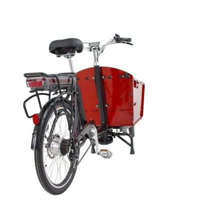 China Steel Cheap 2 Wheel Electric Assist Cargo Bike Front Loading Cargo Bricycle For Sale for sale