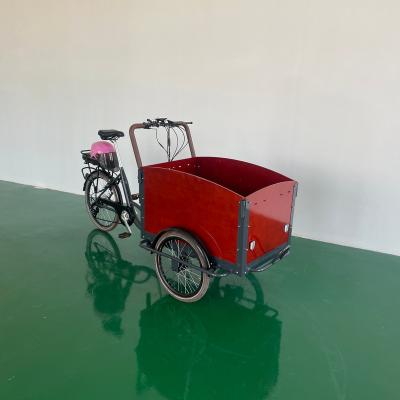 China Aluminum Alloy Classic 3 Wheel Electric Bicycle Three Wheel Cargo Bike For Family for sale