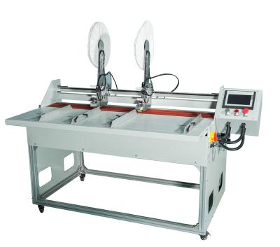 China Food Tapeing Machine /Easy Tape&Easy Tear Open Tape Applicator/Double Sided Tape Application Machine for sale