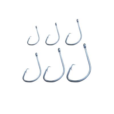 China Olecranon Size 7381 Single Hook Set 75pcs Different High Carbon Steel Fish Hooks for sale