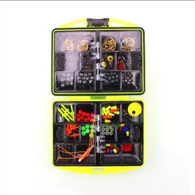 China PP Fishing Tools 184pcs Fishing Tackle Kit Fishing Accessories Set Box Peche for sale