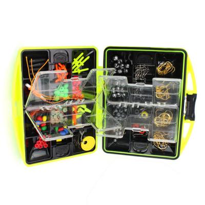 China PP Fishing Tools 184pcs Fishing Tackle Kit Fishing Accessories Set Box Peche for sale