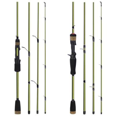 China 1.8 M 1.98 M 2.1 M Reel Carp Rods 4 Section High Quality Portable Fishing Rod WH-R019 Carbon Fiber for sale