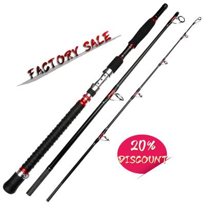 China Carbon Fiber 1.8m/2.1m Big Game Seawater Sea Fishing Boat Rod Hot Selling Trolling Fishing Rod for sale