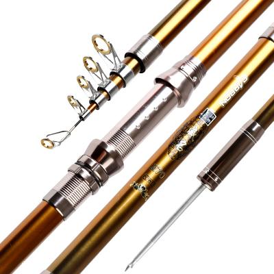 China Sea Telescopic Rock Carbon Fiber Rod Wholesale Super Hard Casting Fishing Rod Seawater Fishing Rod for sale