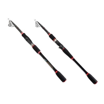 China Hard Carbon Wholesale Price Telescopic SUPER CARBON Fishing Rod Ultralight Spinning Rod for sale