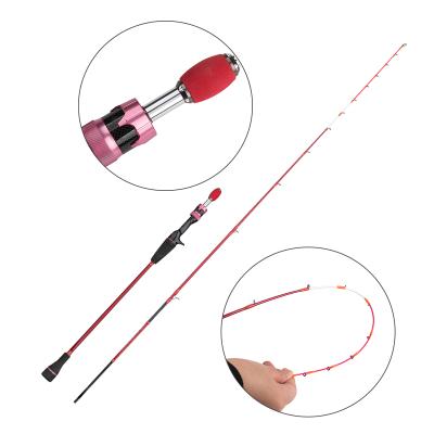 China Best Selling Carbon Ultralight Jig Rod Korean Pole Lure Jig Rod Fishing Rod With Solid Carbon Rod Tip for sale