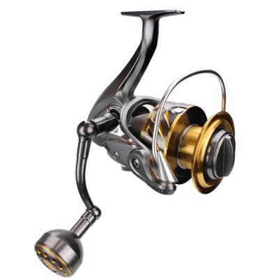 China High End Aluminum Alloy Fish Reels Full Body Metal Untuk Casting Spinning Reel For Saltwater Fish Carretilha PESCA for sale