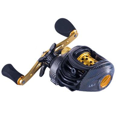 China New Wholesale LEFT HAND 7.2:1 4+1BB Driver Carp Wheel Water Drop Fishing Wheels Fishing Reel Bait Casting Fishing Reels Carretilha de pes for sale