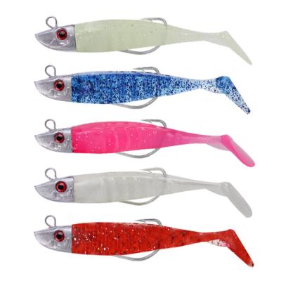 China New OEM LY2- 8cm Soft 8.5g Lead+PVC Fish Bait Lead Lure Soft Bait Fishing Lure Bass Lure Fishing Tackle for sale