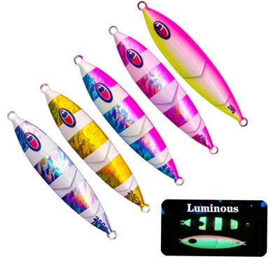 China Slow Building Fishing Lures 80g 120g 150g 200g 250g Saltwater Luminous Metal Lead for sale