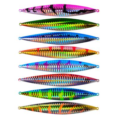 China New Arrival 65G 11.5CM Lead 8 Colors High Quality Vibe Speed ​​Metal Jig Lure Sea Fishing Bait Lead Building Lures for sale