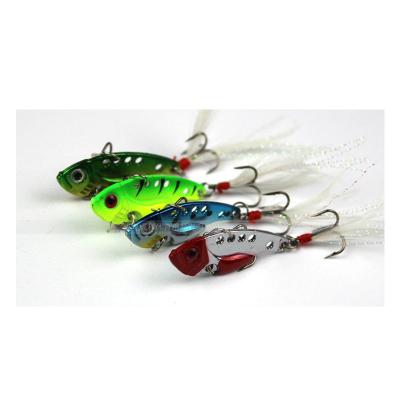 China New OEM Fishing Tackle Zinc Alloy Metal VIB Hard Bait With Strong Fishing Hook Metal To Slow Fishing Sinking Lures for sale