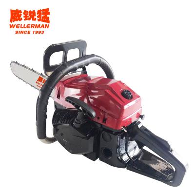 China wholesale 2-Stroke Cc 45 Start Wood Cutter Gasoline Chainsaw 2 Stroke Easy Gasoline Long Chainsaw for sale