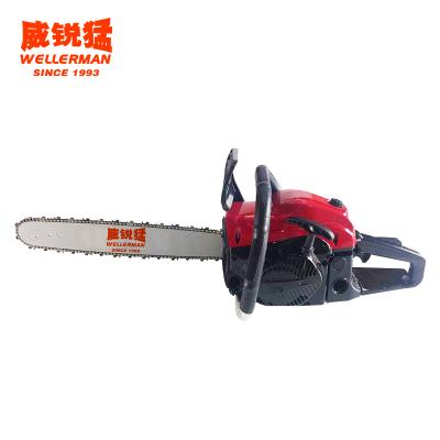 China New Gasoline 2-Stroke Portable Hand Chainsaw 52cc Hand Cutter Price Tree Chainsaw Machine 2-Stroke Gasoline Wood Chainsaw for sale