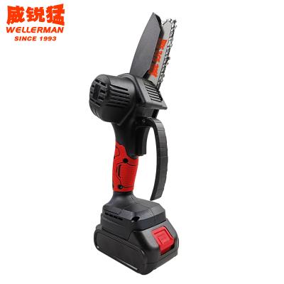 China Mini Electric Chainsaw Brushless Mini Lithium Chainsaw Anti-skid Electric Cordless Chainsaw for sale