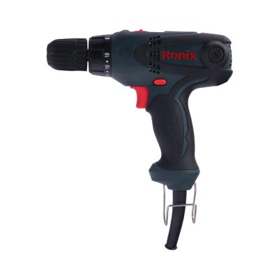 China Chuck Ronix Power Tools 2513T 10mm Miini Industrial Keyless Precision Electric Screwdriver Drill Machine for sale