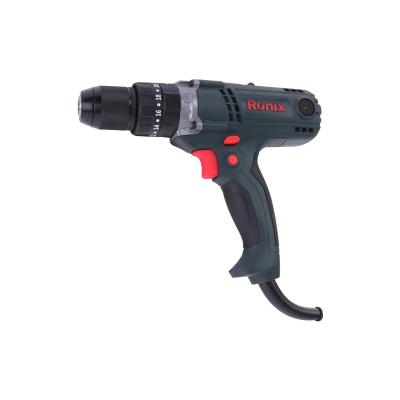 China Repair Ronix 2520 Torque 220v Industrial Multifunction Electric Power Drill Machines Electric Drill 13mm for sale