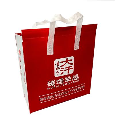 China High Quality Durable Folding Using Nonwoven Shopping Tote Bags With Various Movie Custom Logos for sale