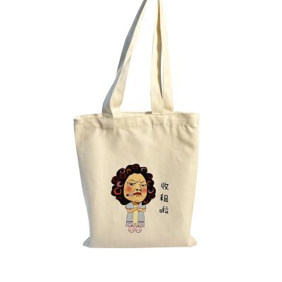 China Eco-friendly canvas eco-friendly bag widely used in schools and supermarkets, fashionable large-capacity handbags off the street for sale