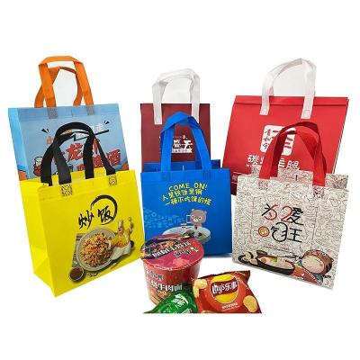 China Various Promotional Wholesale Lunch Folding Tote Carrier Bag Good Quality Shopping for sale