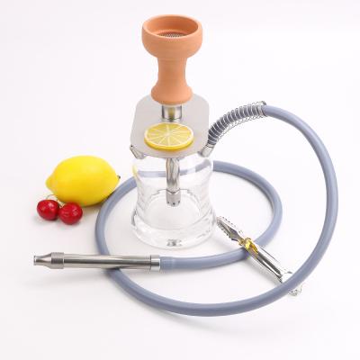 China Best quality portable hookah shisha sheesha hukkah edelstahl shisha smoke box glass hookah eco-friendly stainless steel hookah for sale