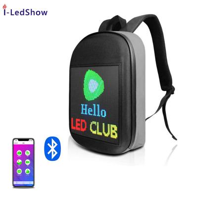 China Waterproof iledshow Trend Newest Wifi Remote Control For Outdoor Advertising In Backpack Running Led Advertising for sale