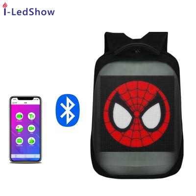 China 2019 Hot iledshow Amazon Power Bank WIFI Control LED Backpack Waterproof for sale