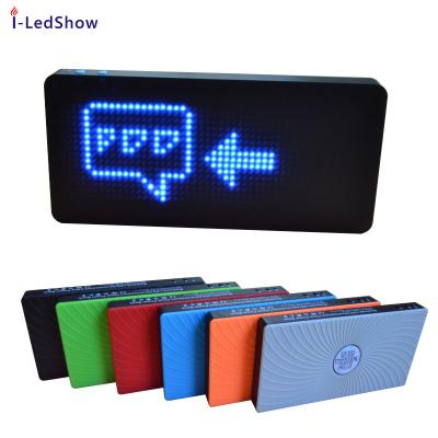 China iledshow 2020 portable power bank with led logo solar power bank with led light for sale