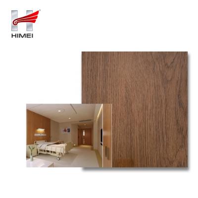 China Home Appliances / Construction Wood Grain PVC Laminated Stainless Steel For Wall Panel for sale