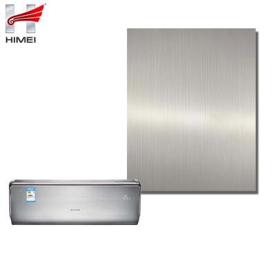 China Home Appliances / Construction VCM Steel Glossy Sheet Laminating Metal-Air Conditioner Panel for sale