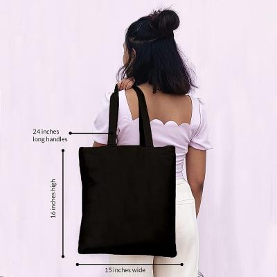 China Promotional Personalized Custom Organic Canvas Tote Bag Cotton Recycled Logo Printed Eco Friendly Thick For Shopping for sale