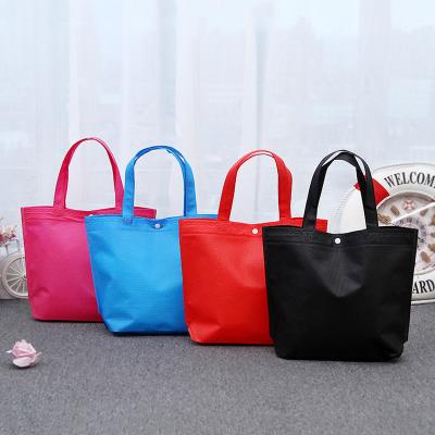 China Custom Printing Current Polyester Tote Shopping Bag With Handle Non Woven Reclycled Logo Fashion Cotton Canvas Wholesale In Stock Reusable for sale