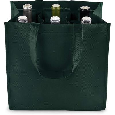 China Eco-friendly New Design Hot Sale Wine Bottle Glass Carrier Shopping Bag for sale