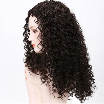 China Natural Resistant Hair Front Wigs - Buy Virgin Hair Fake Closure Bob Deep Wave Wig Heat Wave Deep Curly Sexy Women Long Wavy Wavy W for sale