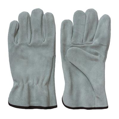 China Anti-Slip Cow Leather Industrial Welding Gloves for sale