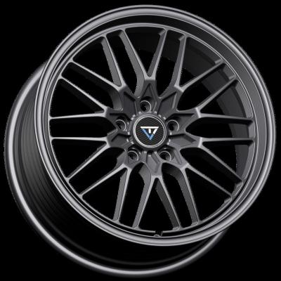 China Wholesale Good Quality VLF-P03 Aluminum Flow-Shaped Wheels 73.1CB 38ET Black Alloy Wheels Car Wheel Rim for sale